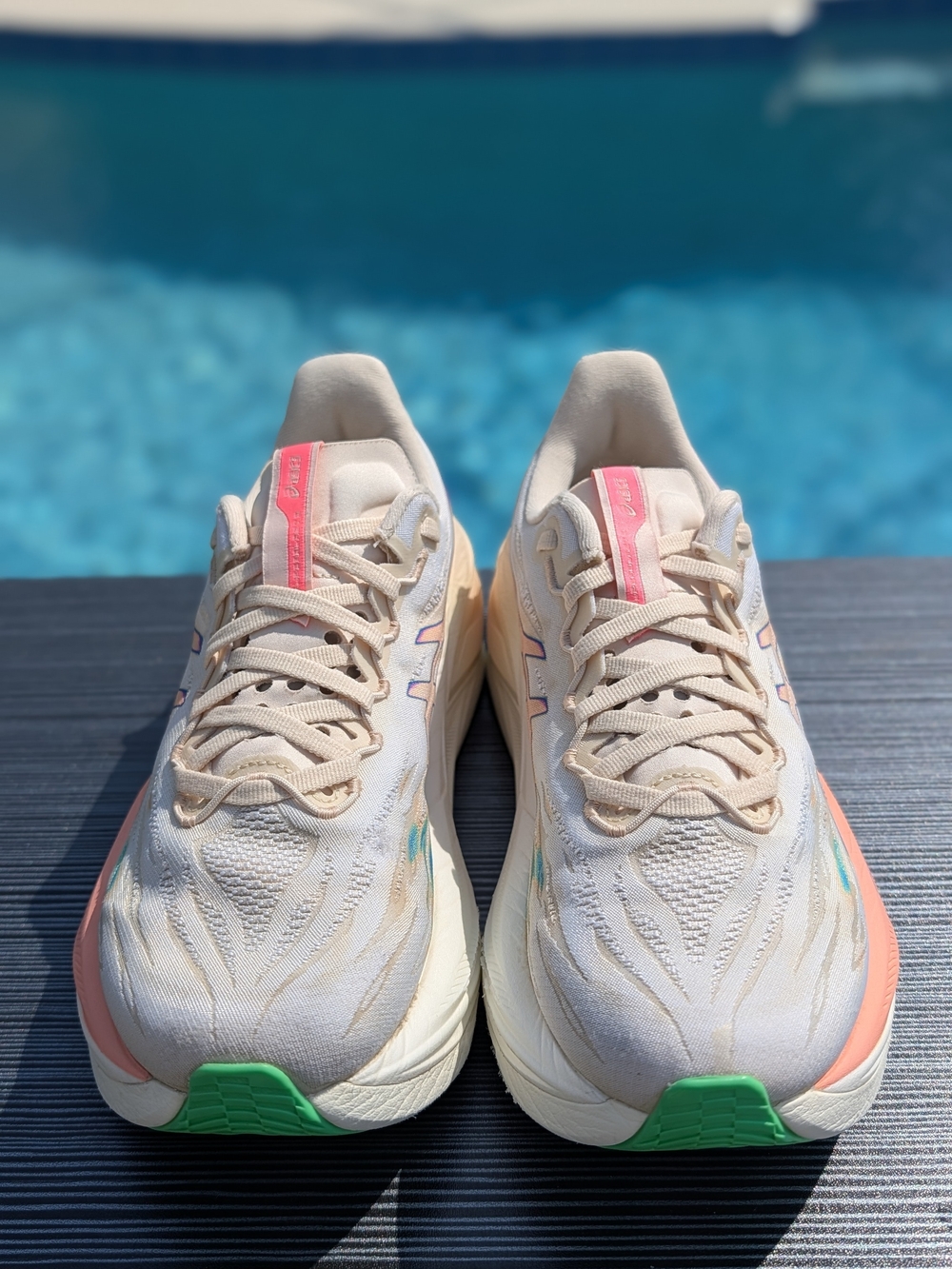 ASICS Superblast 3 Running Shoes Seashell Sun Coral Size US 6.5 (EU 39.5) - Picture 4 of 13